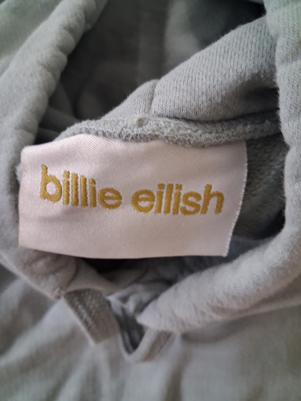 Billie Eilish Women's Light Green XXL Hoodie - Signature Logo